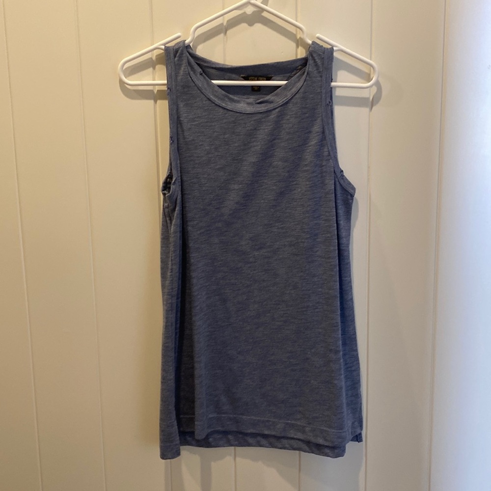 Distressed Blue Peyton Jenson tank
